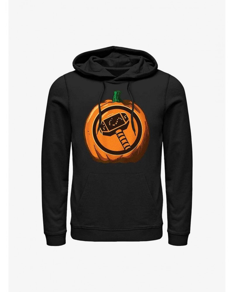 Marvel Thor Pumpkin Logo Hoodie $11.14 Hoodies