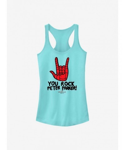 Marvel Spider-Man Parker Rocks Girls Tank $7.97 Tanks