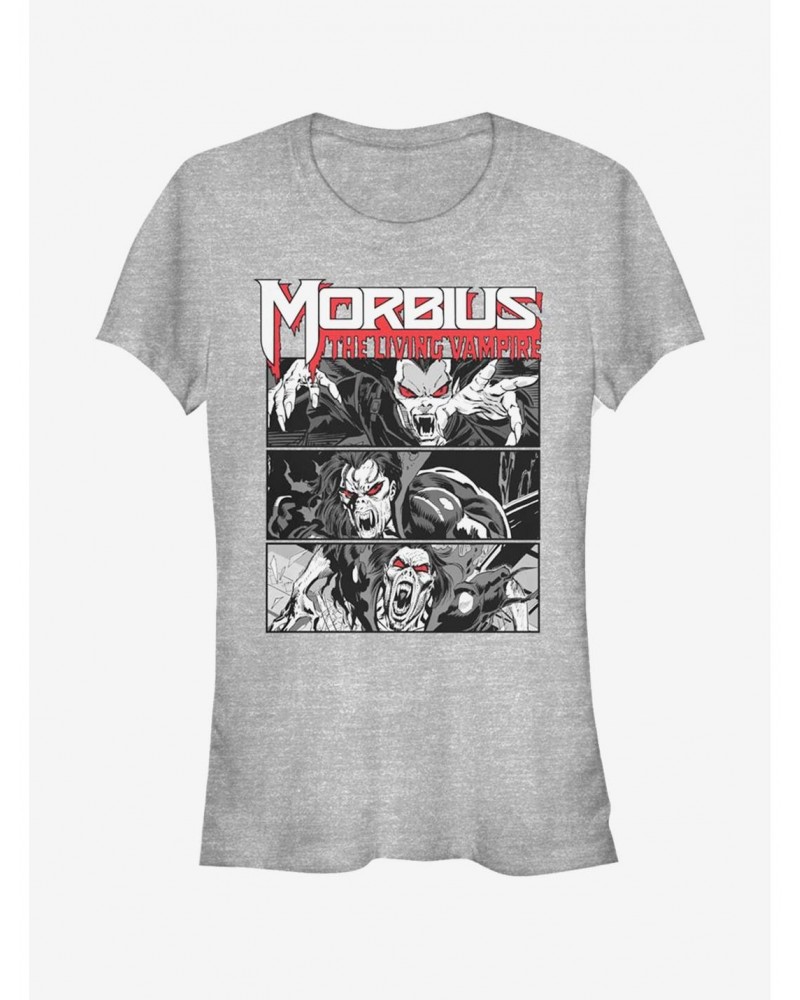 Marvel Morbius Panels Girls T-Shirt $7.17 T-Shirts