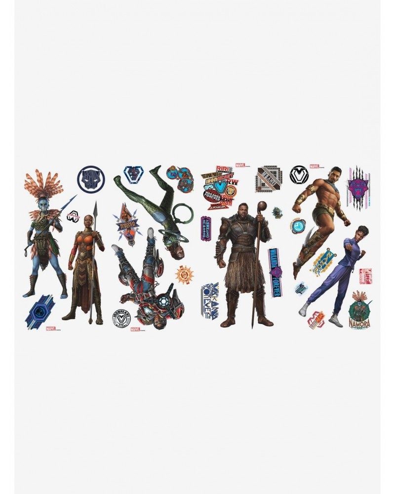 Marvel Black Panther: Wakanda Forever Peel & Stick Wall Decals $7.94 Decals