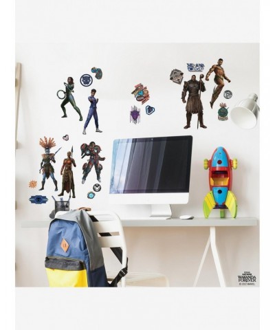 Marvel Black Panther: Wakanda Forever Peel & Stick Wall Decals $7.94 Decals