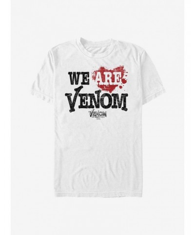 Marvel Venom Splattered We Are Venom T-Shirt $9.18 T-Shirts