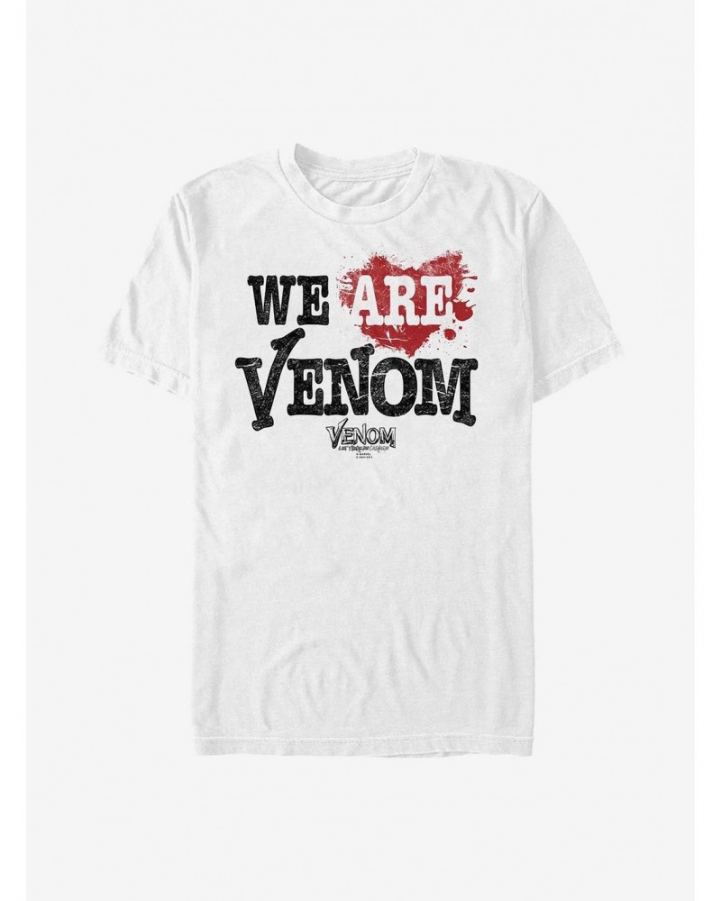 Marvel Venom Splattered We Are Venom T-Shirt $9.18 T-Shirts