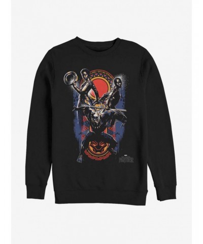 Marvel Black Panther Big Three Sweatshirt $12.40 Sweatshirts