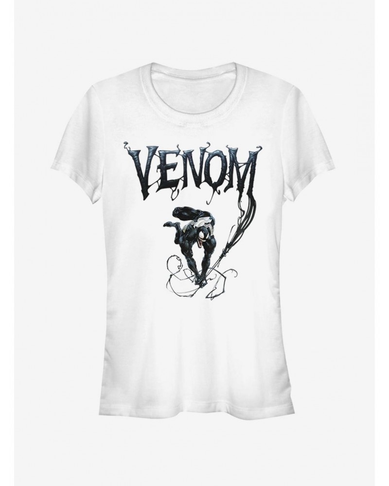 Marvel Venom Symbiote Title Womens T-Shirt $8.37 T-Shirts