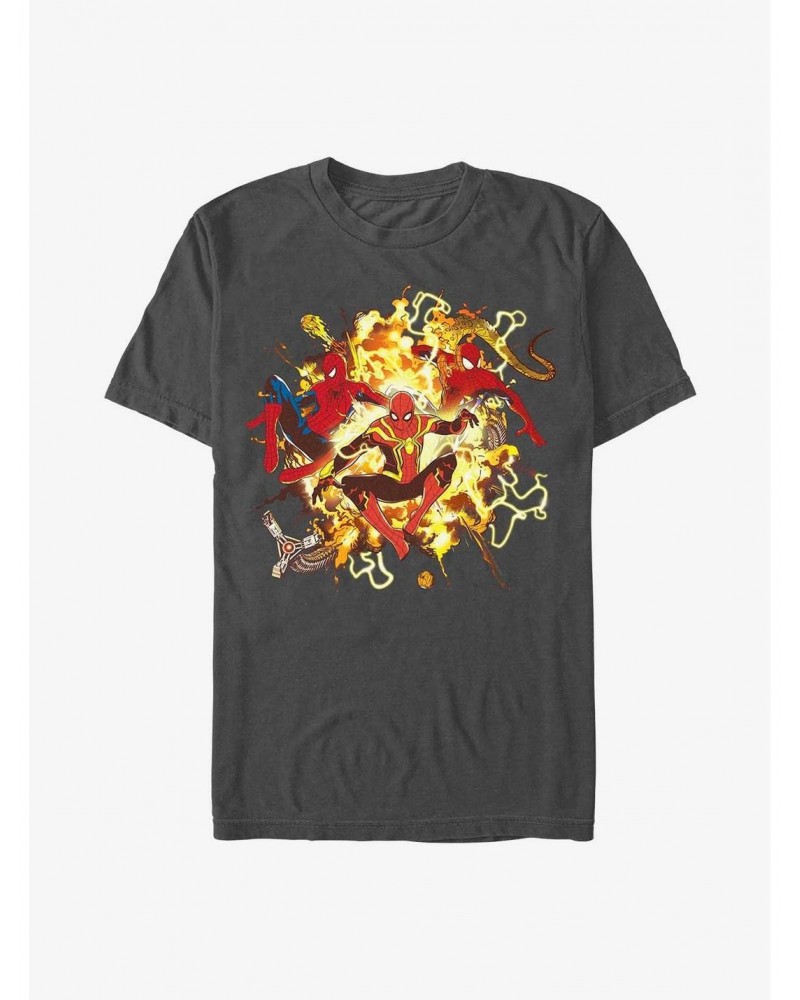 Marvel Spider-Man: No Way Home Spidey Explosion T-Shirt $8.41 T-Shirts