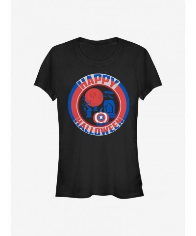 Marvel Captain America Cappy Halloween Girls T-Shirt $8.37 T-Shirts