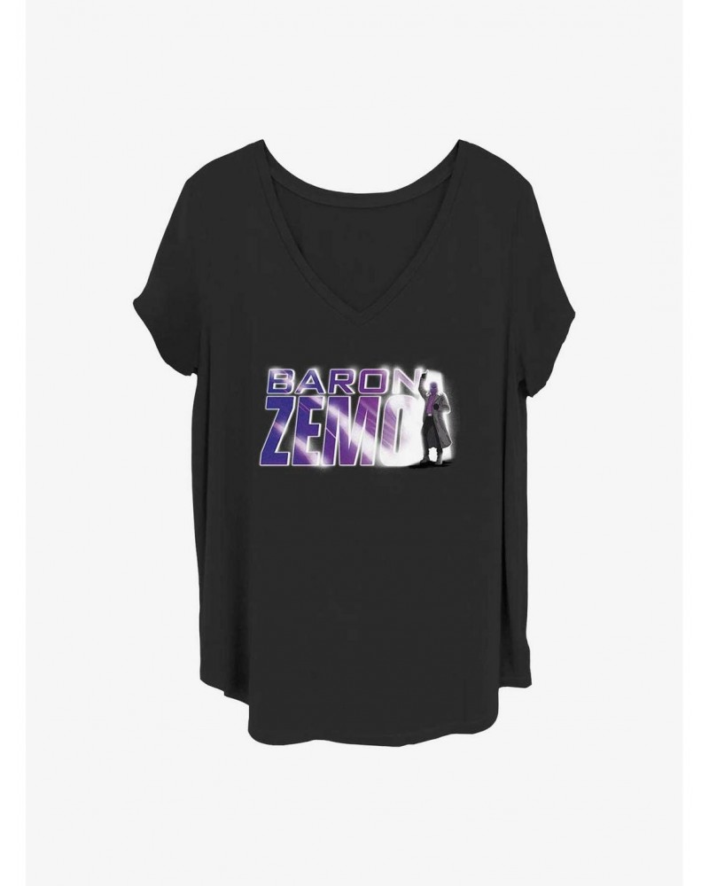 Marvel The Falcon and the Winter Soldier Baron Zemo Girls T-Shirt Plus Size $10.17 T-Shirts