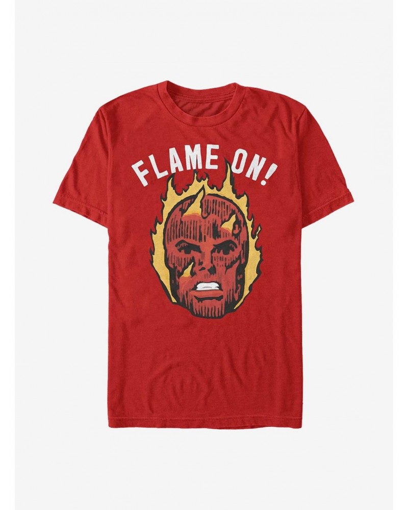 Marvel Fantastic Four Flame On T-Shirt $6.69 T-Shirts