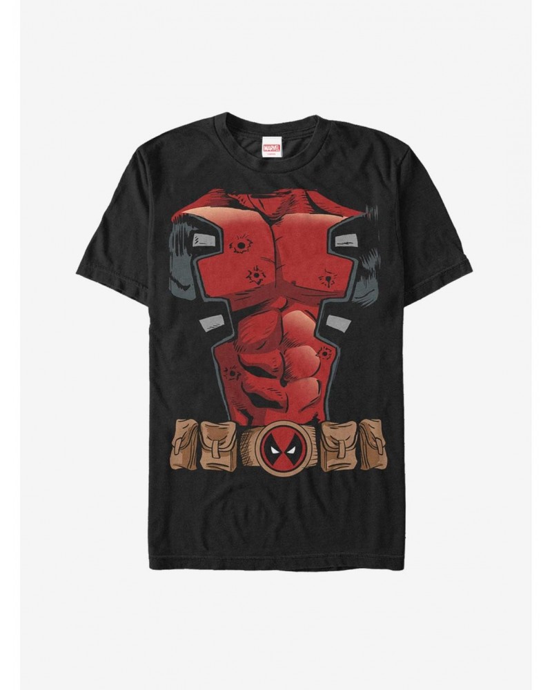 Marvel Halloween Deadpool Costume T-Shirt $6.31 T-Shirts