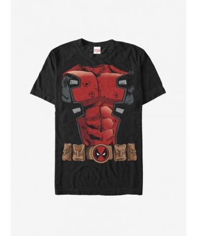 Marvel Halloween Deadpool Costume T-Shirt $6.31 T-Shirts