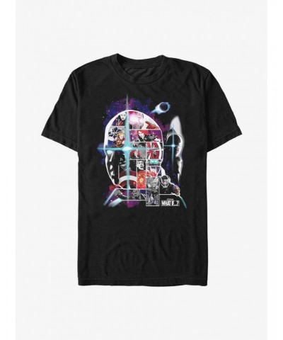 Marvel What If...? The Watcher Face Fill T-Shirt $7.84 T-Shirts