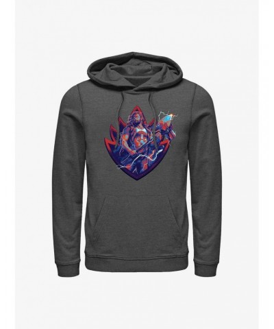 Marvel Thor: Love And Thunder Guardian Thor Badge Hoodie $15.45 Hoodies