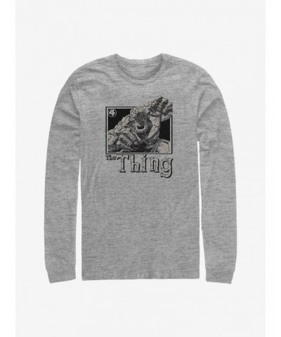 Marvel Fantastic Four Thing Pose Long-Sleeve T-Shirt $12.63 T-Shirts