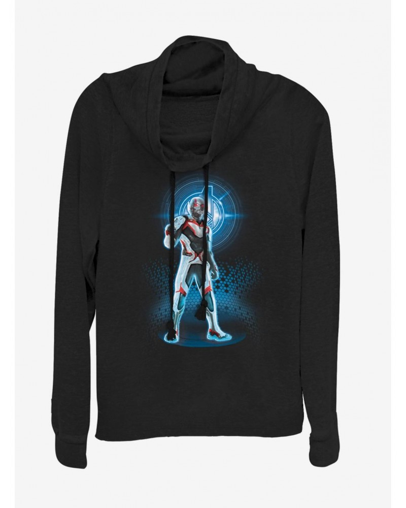 Marvel Avengers: Endgame Avenger Ant-Man Cowlneck Long-Sleeve Girls Top $15.45 Tops