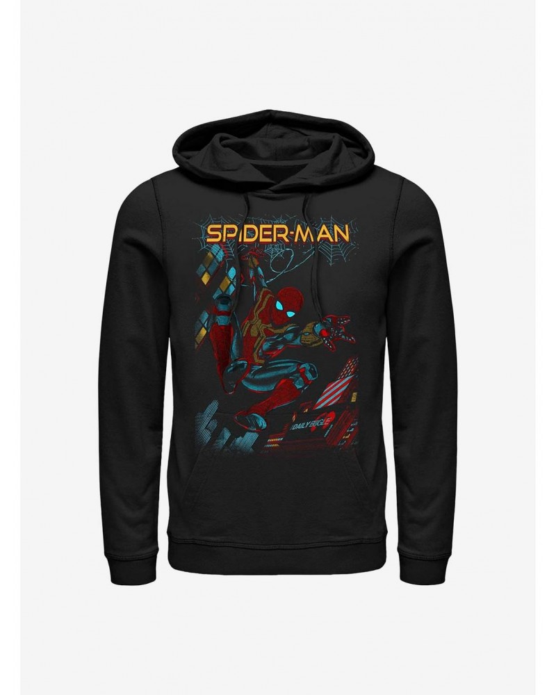 Marvel Spider-Man Slinging Cover Hoodie $17.60 Hoodies