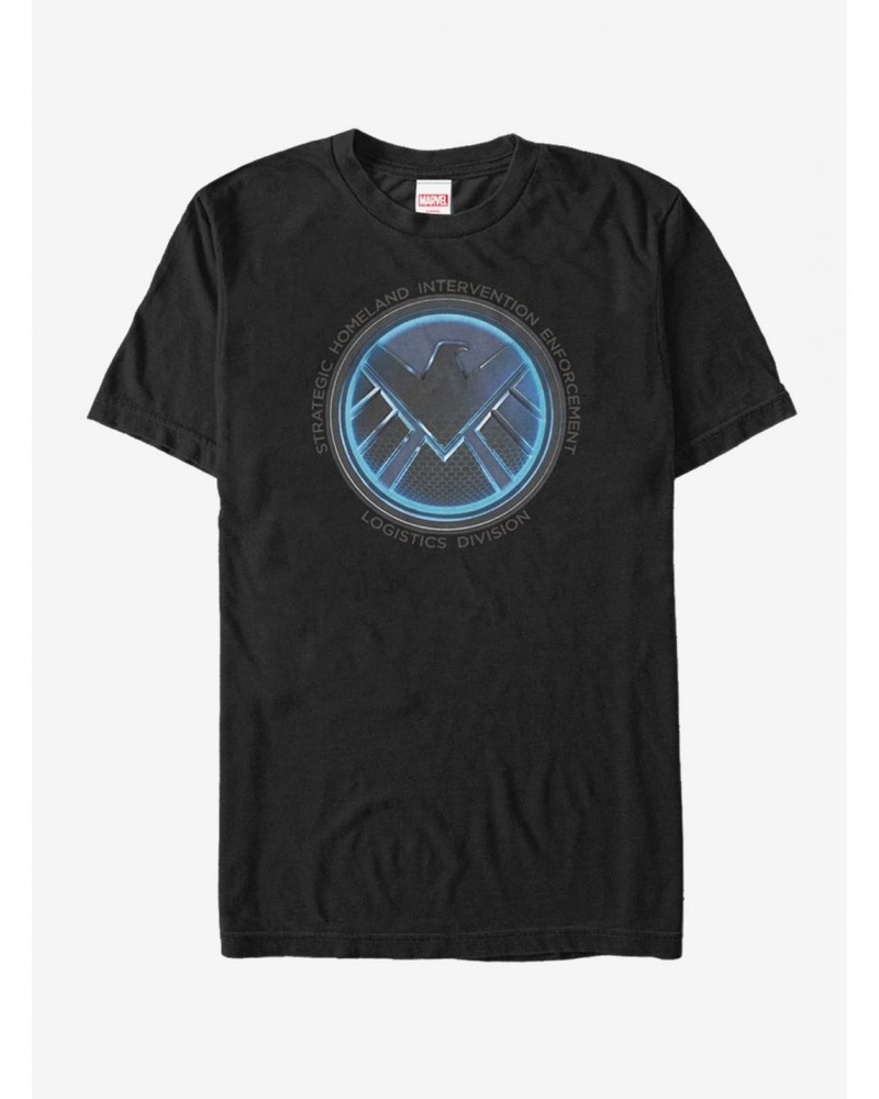 Marvel S.H.I.E.L.D Logistics Logo T-Shirt $8.60 T-Shirts