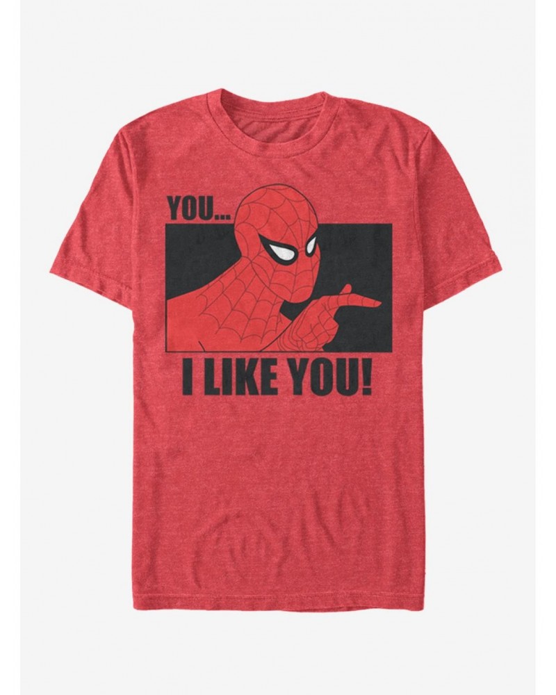 Marvel Spider-Man I Like You T-Shirt $8.41 T-Shirts