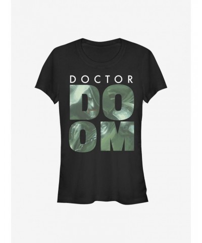 Marvel Fantastic Four Doom Fill Girls T-Shirt $9.16 T-Shirts