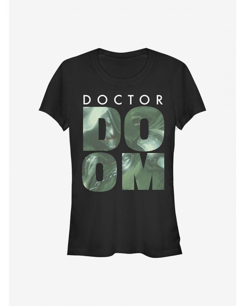 Marvel Fantastic Four Doom Fill Girls T-Shirt $9.16 T-Shirts