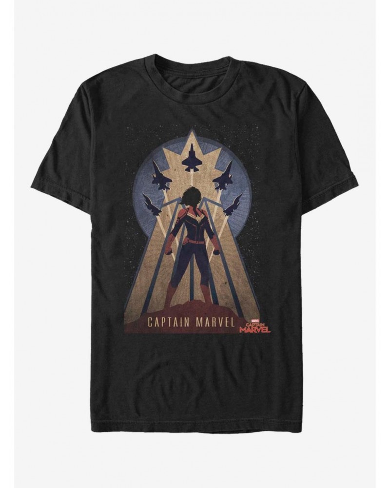 Marvel Captain Marvel Marvel Deco T-Shirt $6.12 T-Shirts