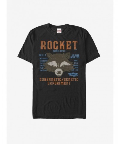 Marvel Rocket List T-Shirt $8.99 T-Shirts