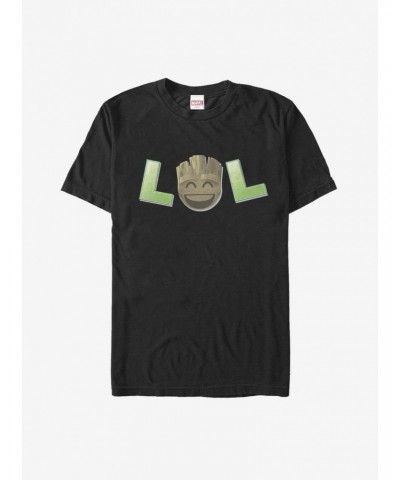 Marvel Guardians of the Galaxy Groot LOL Emoji T-Shirt $7.84 T-Shirts