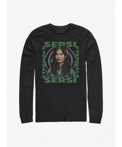 Marvel Eternals Sersi Hero Box Long-Sleeve T-Shirt $10.53 T-Shirts