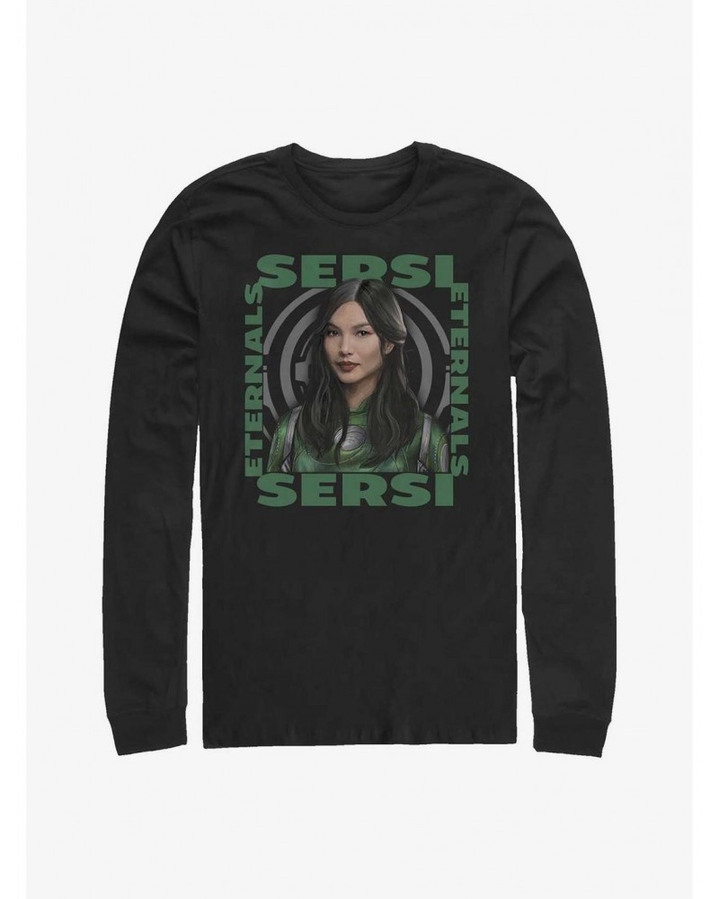 Marvel Eternals Sersi Hero Box Long-Sleeve T-Shirt $10.53 T-Shirts