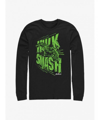 Marvel Hulk Smash Dash Long-Sleeve T-Shirt $12.63 T-Shirts