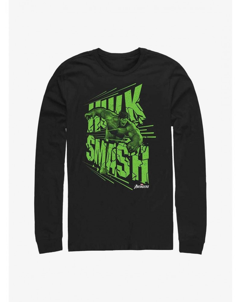 Marvel Hulk Smash Dash Long-Sleeve T-Shirt $12.63 T-Shirts