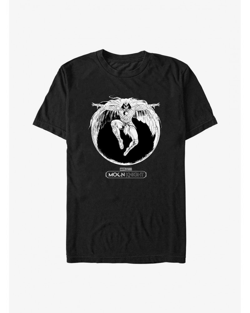 Marvel Moon Knight Moon Jump T-Shirt $9.37 T-Shirts