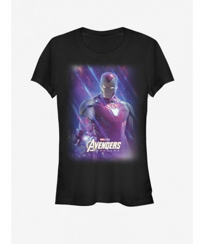 Marvel Avengers: Endgame Space Iron Man Girls T-Shirt $7.97 T-Shirts