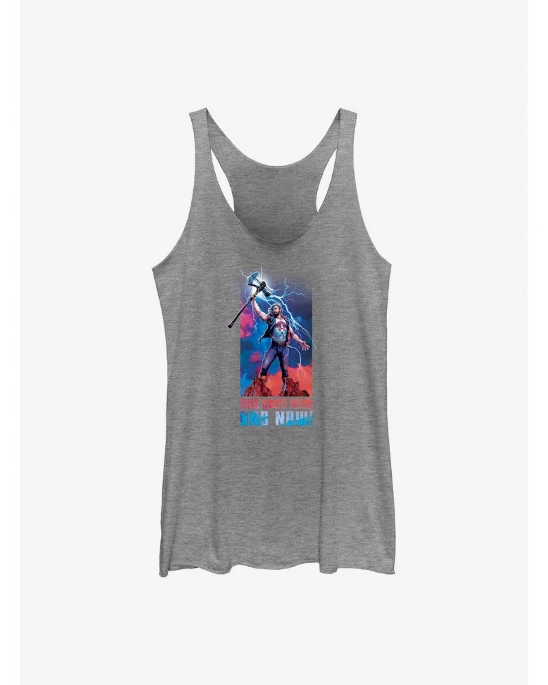 Marvel Thor: Love and Thunder Ends Here and Now Girls Tank $8.29 Tanks