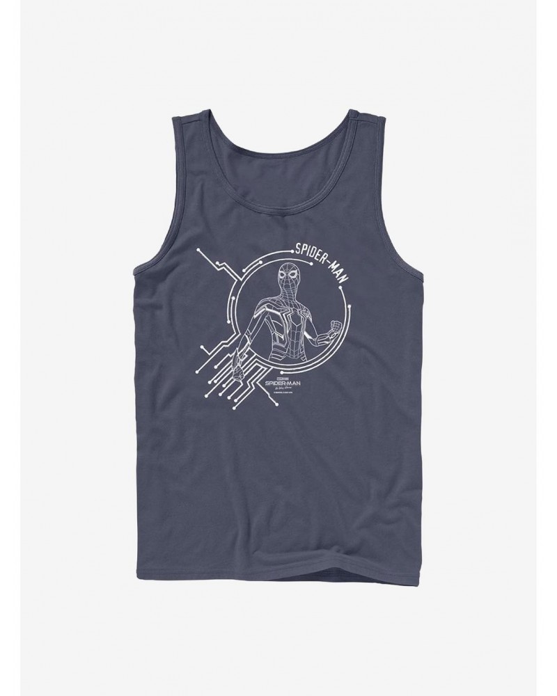 Marvel Spider-Man White Tech Tank $8.96 Tanks