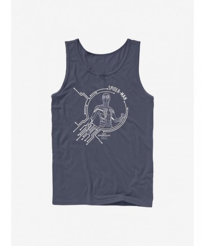 Marvel Spider-Man White Tech Tank $8.96 Tanks