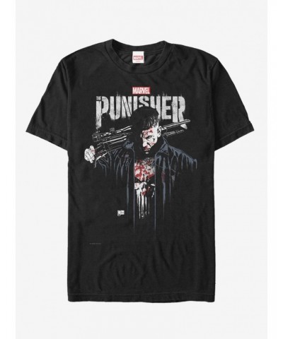 Marvel Punisher Punisher Downfall T-Shirt $8.41 T-Shirts