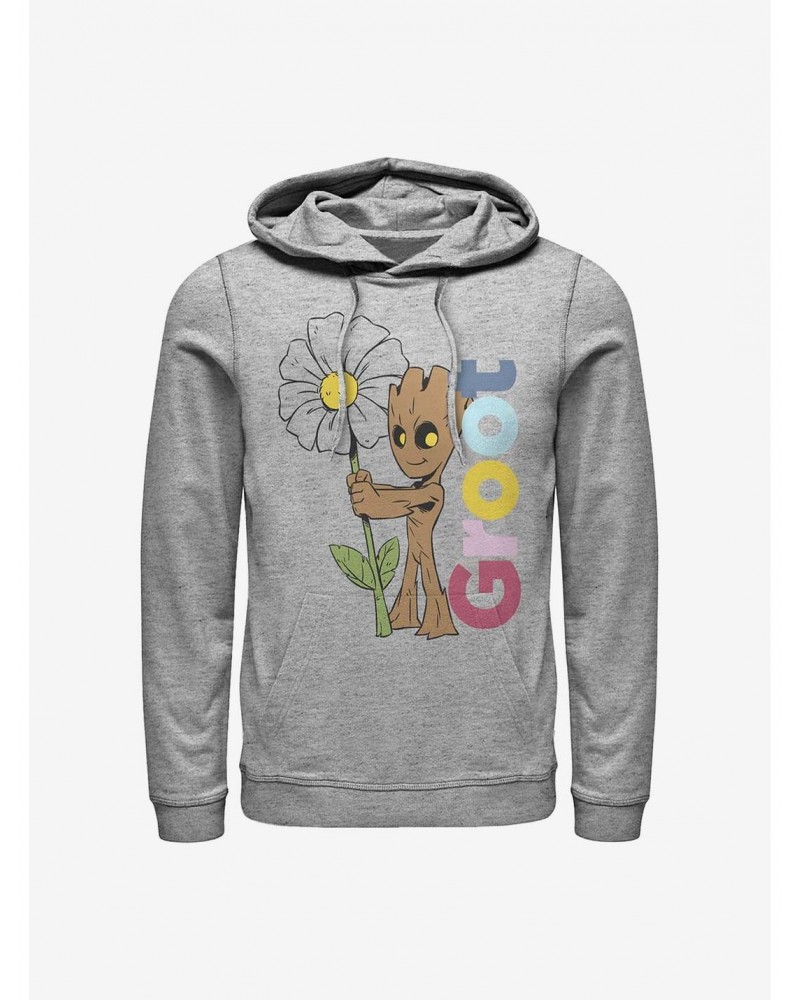 Marvel Guardians Of The Galaxy Groot Daisy Hoodie $11.49 Hoodies