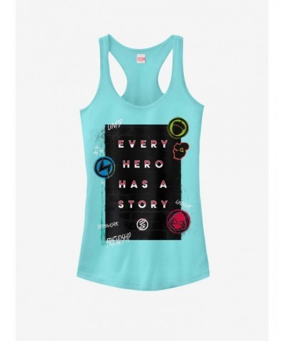 Marvel Spider-Man Hero Story Girls Tank $6.18 Tanks