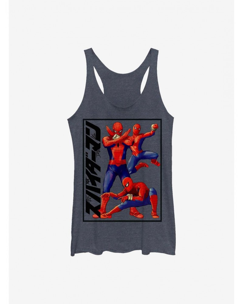 Marvel Spider-Man Spidey Trio Girls Tank $7.67 Tanks