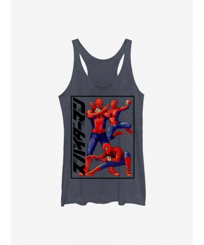 Marvel Spider-Man Spidey Trio Girls Tank $7.67 Tanks