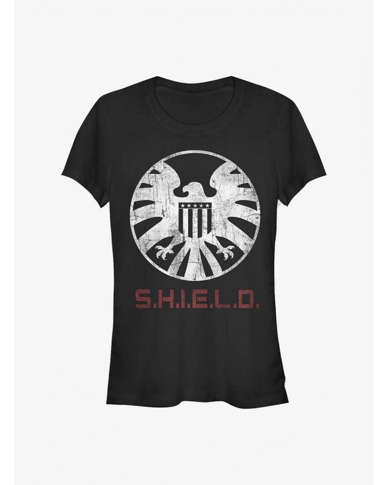 Marvel Avengers Shield Logo Girls T-Shirt $7.57 T-Shirts