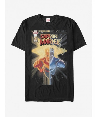 Marvel Captain Marvel Starry Marvel T-Shirt $7.27 T-Shirts