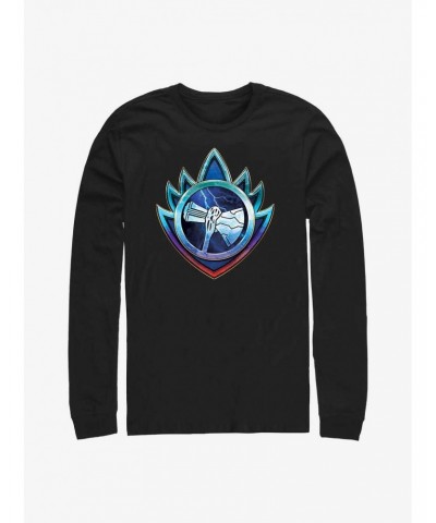 Marvel Thor: Love And Thunder Silver Hammer Long Sleeve T-Shirt $8.42 T-Shirts