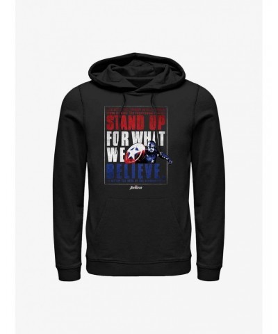 Marvel Captain America Believe Order Hoodie $15.80 Hoodies