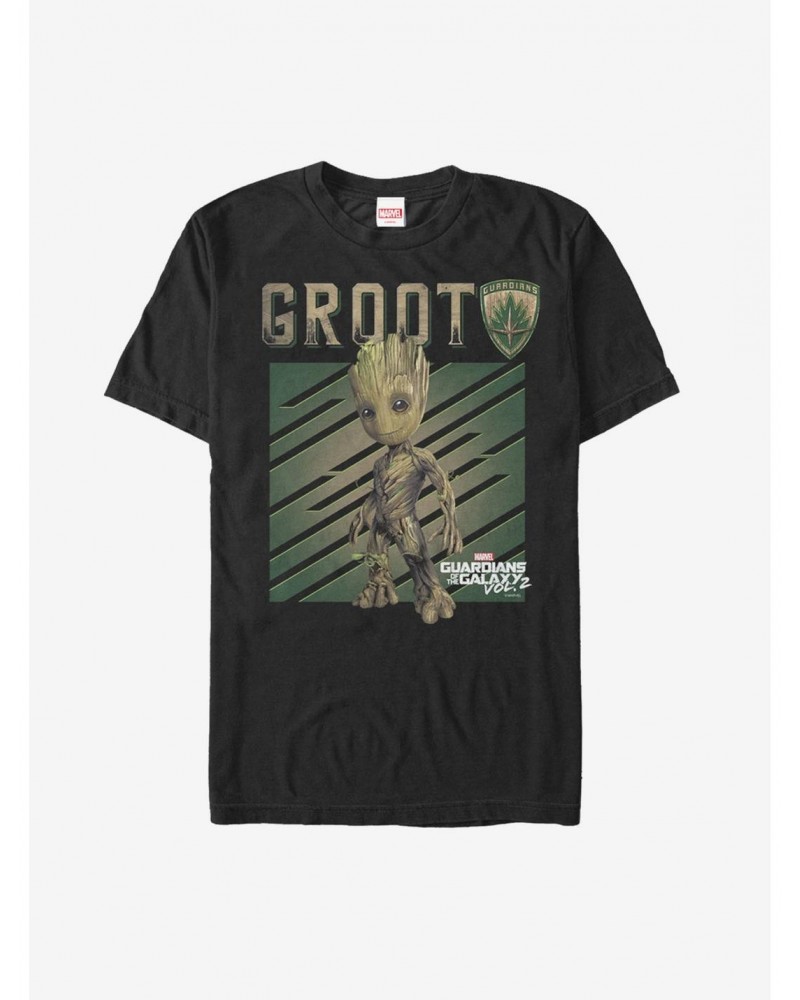 Marvel Guardians of Galaxy Vol. 2 Groot Growth T-Shirt $7.07 T-Shirts