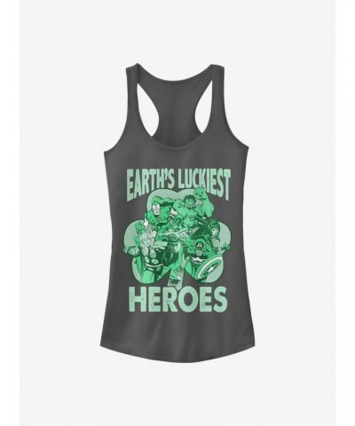 Marvel Avengers Earth's Luckiest Heroes Girls Tank $6.37 Tanks