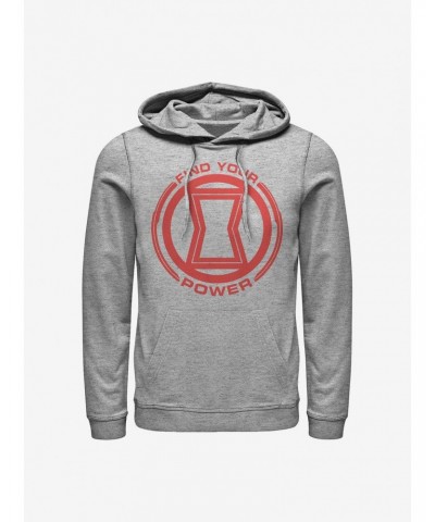 Marvel Black Widow Power Of Black Widow Hoodie $14.01 Hoodies