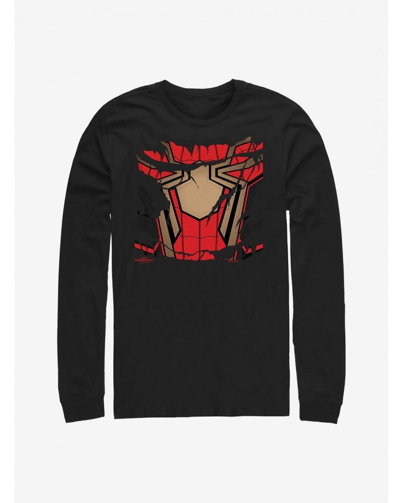 Marvel Spider-Man Ripped Spidey Suit Long-Sleeve T-Shirt $12.11 T-Shirts