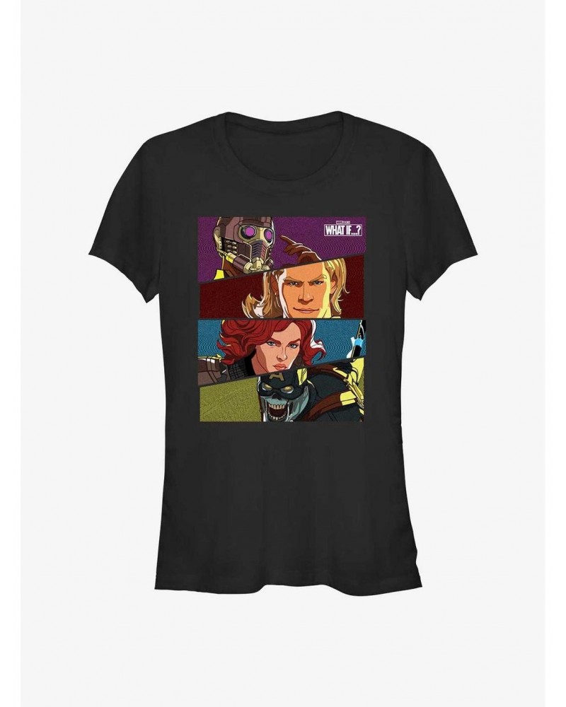 Marvel What If...? Hero Boxes Girls T-Shirt $6.77 T-Shirts